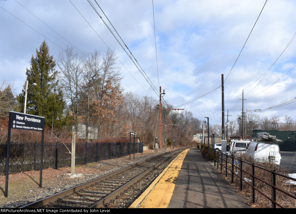 View of the New Providence NJT Station-looking east.